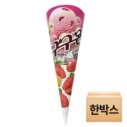롯데푸드 구구콘 스트로베리 160ml (24개)