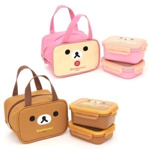 도시락 2단 가방이중스텐 얼굴-RK129 L0535