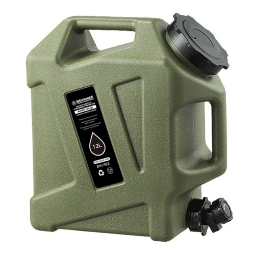  워터저그 캠핑 물통 워터저그 수도꼭지 12L 카키