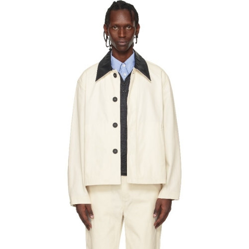 스튜디오니콜슨 화이트 도버 재킷 261608M180003