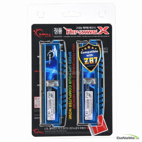 G.SKILL DDR3-2133 CL10 RIPJAWS XM 패키지 티뮤 (8GB(4Gx2))_이미지