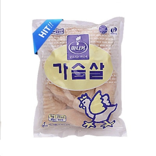 마니커 IQF 닭가슴살 1kg (8개)_이미지