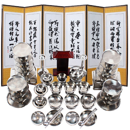 늘해랑 남원공방 ㅤDG2.0 스텐제기세트 47P (+병풍)_이미지