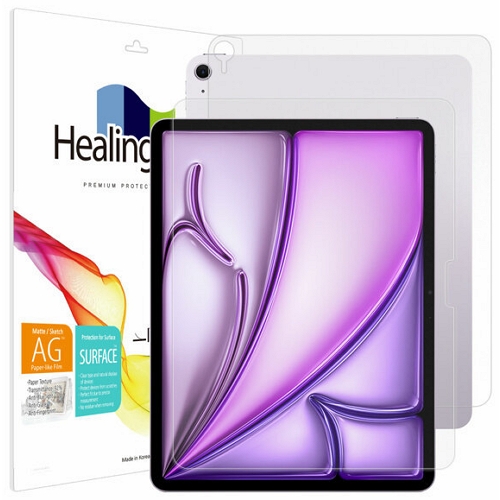 iPad Air 13 M2 항균 종이질감 블루라이트차단 액정+후면보호필름