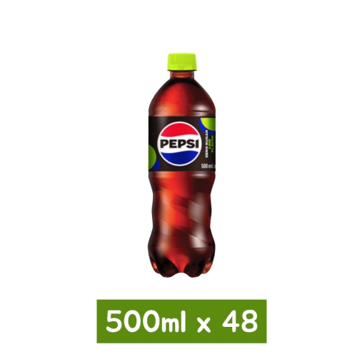 롯데칠성음료 펩시 제로 슈거 라임향 제로 카페인 500ml (48개)
