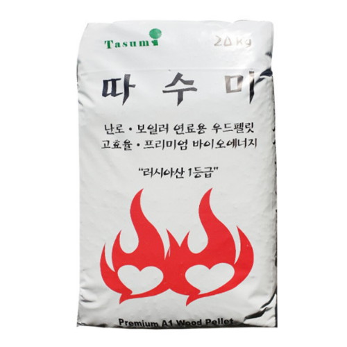 따수미 목재 펠릿 20kg_이미지