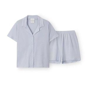 캄미어패럴 오르시떼 여성 F046 멜리블루 반소매 상하 35207728