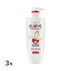 로레알 로레알파리 토탈 리페어 5 샴푸 620ml (3개)