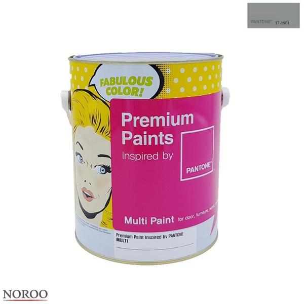 팬톤 멀티용 무광 수성 페인트 4L 회색17-1501 WFHLZN9