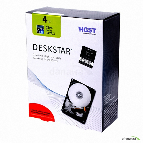 HGST Deskstar 패키지 32M (HMS5C4040ALE640, 4TB)_이미지