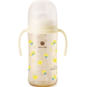 그린핑거 베베그로우 PPSU 빨대컵 노랑붓꽃 280ml (1개)_이미지