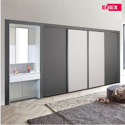 에넥스 커스텀 매트 화장대 슬라이딩 붙박이장 (330cm)