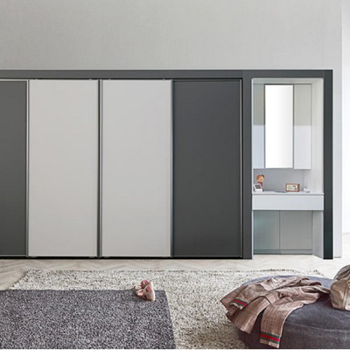 에넥스 커스텀 매트 화장대 슬라이딩 붙박이장 (330cm)_이미지