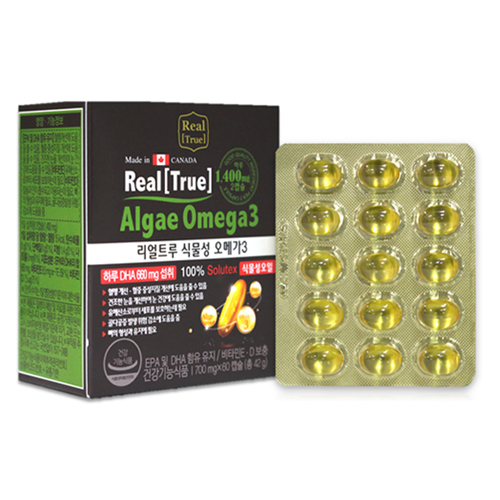뉴네이처  리얼트루 식물성 오메가3 60캡슐 (1개)