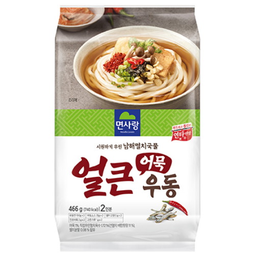 면사랑 얼큰 어묵우동 466g (2개)_이미지