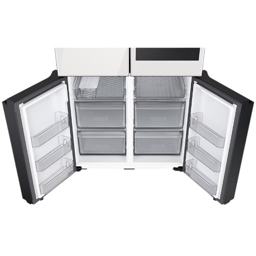 삼성전자 비스포크 패밀리허브 새틴 RF85DB95A2 (화이트+베이지)_이미지