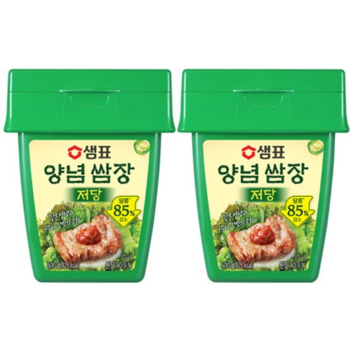 샘표 저당 양념쌈장 500g (2개)_이미지