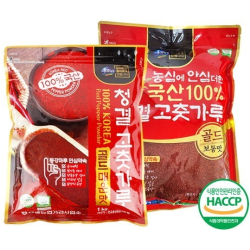 영월농협 동강마루 청결 고춧가루 보통맛 1kg + 매운맛 1kg