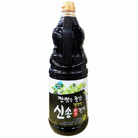 신송식품 짠맛을 줄인 건강한 양조간장 1.6L (1개)_이미지