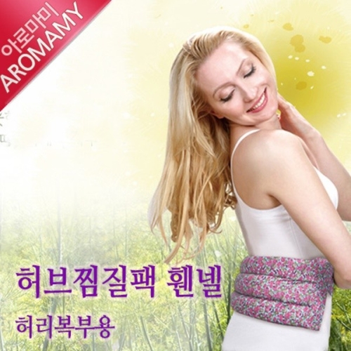 GR 허브찜질팩 무릎용 휀넬 잔꽃 W50A2DE_이미지