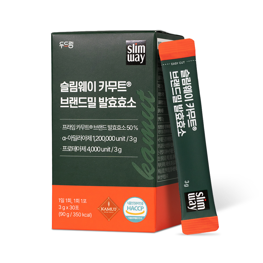 두드림 슬림웨이 카무트 브랜드밀 발효효소 30포 (5개)_이미지
