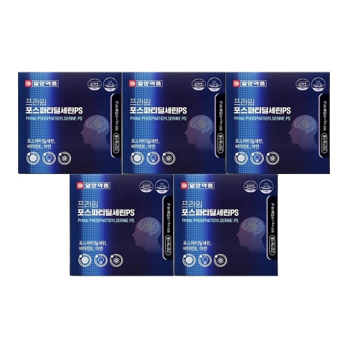 일양약품 프라임 포스파티딜세린PS 800mg 60캡슐 (5개)_이미지