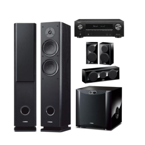 야마하 NS-F160 5.1채널 + 데논 AVR-X250BT + NS-P150 + NS-SW300_이미지