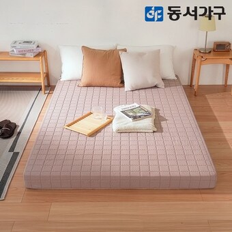 동서가구 BS HR폼 편백황토숯 3단 <b>접이식</b> 토퍼 <b>매트리스</b> SS
