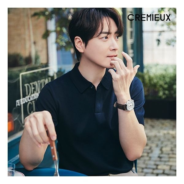 최초가 코튼 블렌디드 반팔 카라 니트 3종1098805