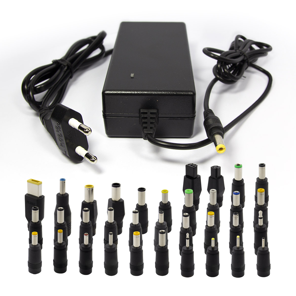 탑라인에이치디 솔탑 국산 12V 5A 케이블 일체형 모니터 어댑터 (SOLTOP-1783 / 34종 젠더)_이미지