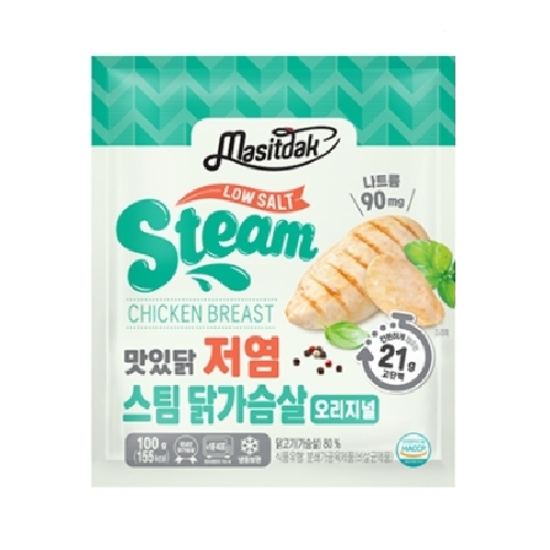 저염 스팀 닭가슴살 오리지널 100g