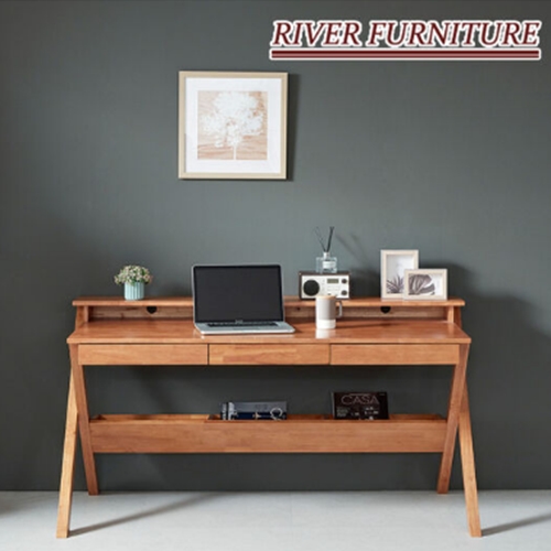 리버퍼니쳐 스카니아 원목 디자인 책상