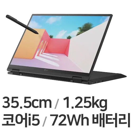 LG전자 2021 그램360 14TD90P-GXFBK WIN10 (SSD 256GB)_이미지