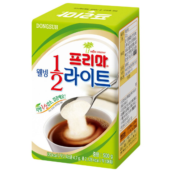 동서식품 프리마 웰빙 1/2 라이트 500g (4개)