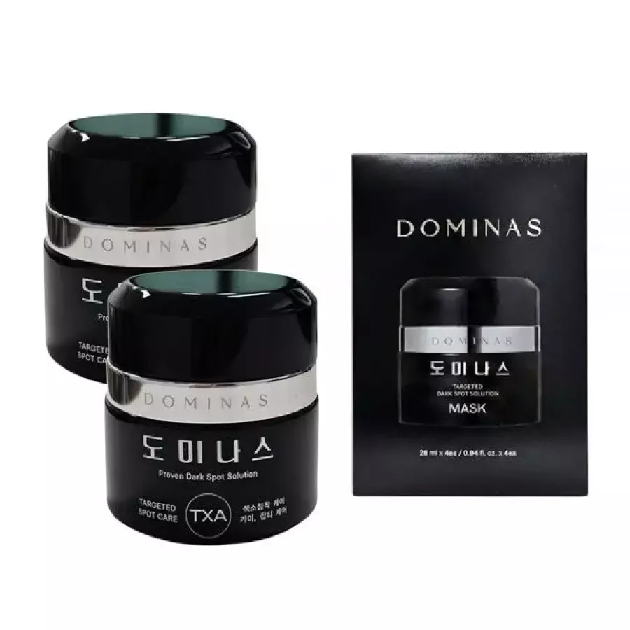 태극제약 도미나스 트라넥삼산 크림 6세대 50g+마스크팩 (크림 2개+마스크팩 4매)_이미지