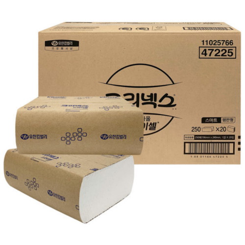 유한킴벌리 크리넥스 드라이셀 핸드타월 스마트 F250 (2,500매)