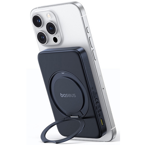 베이스어스 PicoGo Qi2 20W 마그네틱 스탠드 보조배터리 PPPG-0520S 5000mAh_이미지