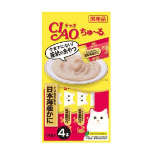 이나바 캣 챠오츄르 닭가슴살&게 4SC-76 56g (14g x 4p) (12개)_이미지