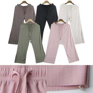 빅사이즈사랑해요 F202L110 베이직밴딩트임통바지 DK 7719021