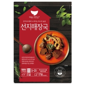 선미식품 따숨 선지해장국 600g (3개)_이미지