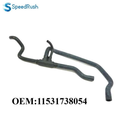 OEM 11531738054 자동차 엔진 라디에이터 냉각수 호스 검은색 워터 파이프 BMW 5 시리즈 E34 520i