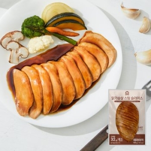 스팀 슬라이스 닭가슴살 데리야끼 150g