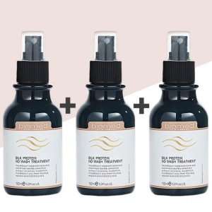 엠코스메틱 바이오메드 헤어테라피 헤어케어 실크프로틴 노워시 트리트먼트 150ml 2+1_이미지