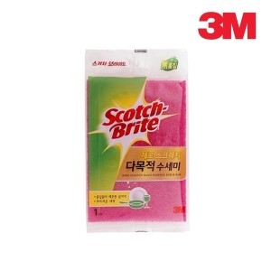3M 스카치브라이트 흠집없는 부두러운 수세미 쑤세미_이미지