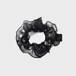 하스  Snowflake pearl scrunchie_LV047