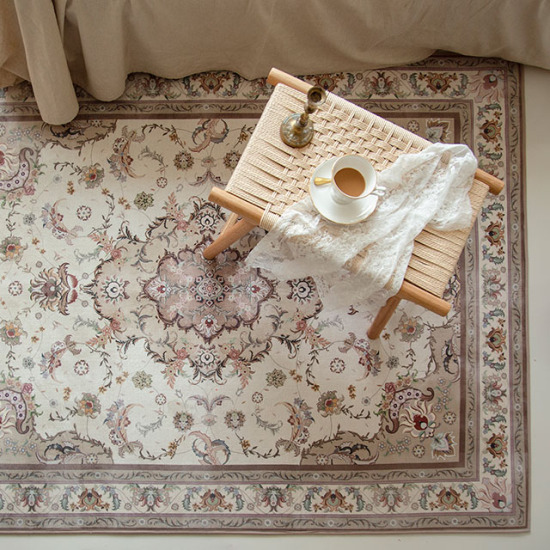 데코뷰 베이지 페르시안 드로잉 러그 (110x148cm)