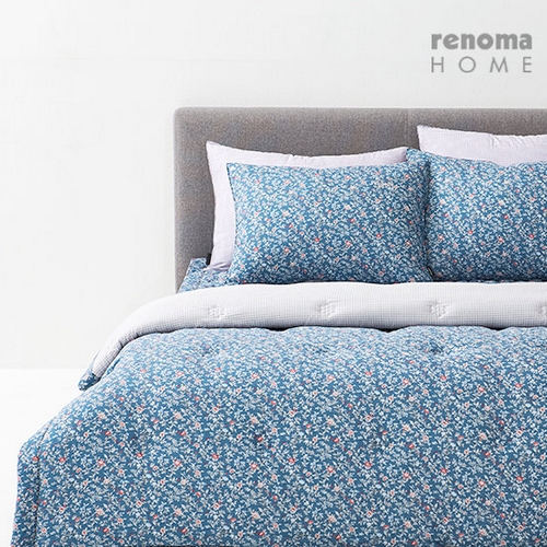 레노마홈 에일리모달 차렵이불 베개세트 (퀸 Q)_이미지