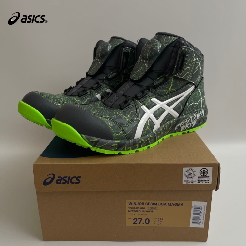 아식스 안전화 작업화 윈잡 CP304 BOA MAGMA 3E 보아형 하이탑 1273A121.020