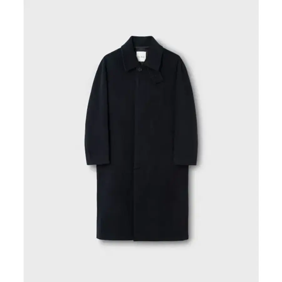 넌블랭크 X패션플래닛 발마칸 코트_DARK NAVY 321821_이미지