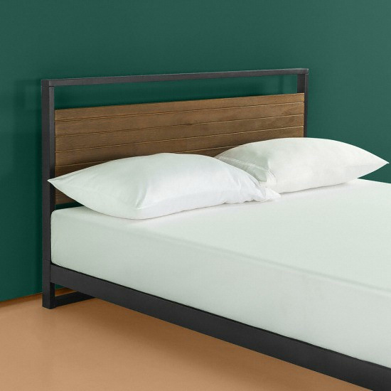 지누스 아이언라인 하이브리드 침대 K (매트별도)_이미지